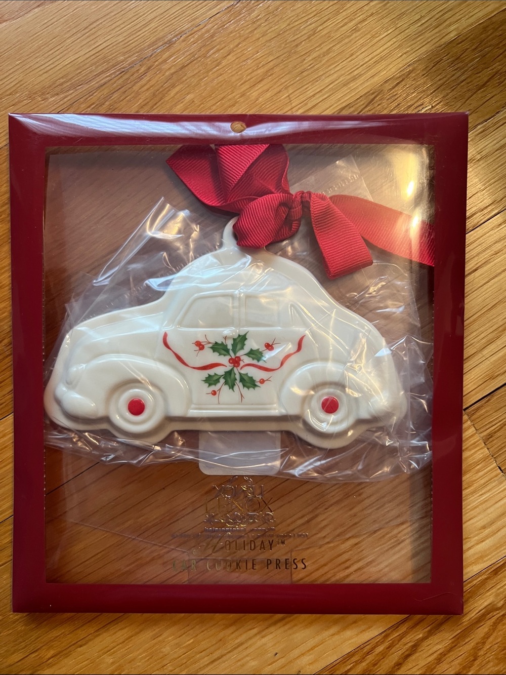 Holiday Car Cookie Press, recipe on back